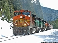 BNSF 5283 near Lake Almanor, CA